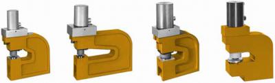 Hydraulic punching units, double-action