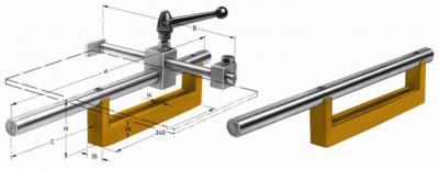 Universal limit stop and workpiece support