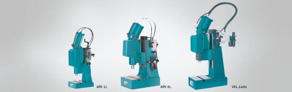 Pneumatic toggle presses